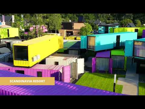 Most spectacular container hotel in Europe | Scandi Marine | Zator, Poland