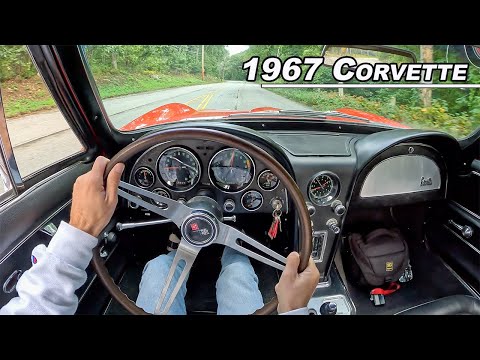 1967 Chevrolet Corvette Stingray - Driving the C2 327ci V8 with Side Pipes (POV Binaural Audio)