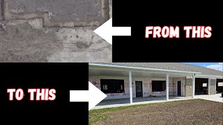 From an empty lot to framed up house.  The beginning footage of my parents house build.