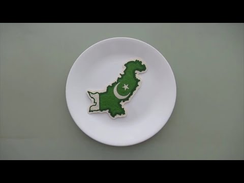 South Asia Flag Map Pancake Art    Pakistan, Bangladesh, Sri Lanka , India,