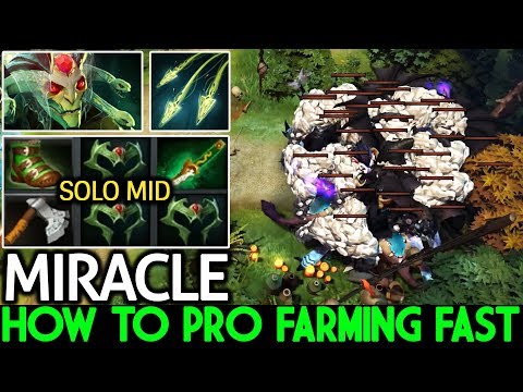 Miracle- [Medusa] How To Pro Farming so Fast Crazy Game 7.21 Dota 2