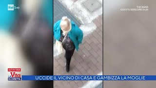 Lei ha la pistola in mano, la vittima è a terra con la moglie - La vita in diretta 29/04/2022