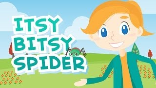 Itsy Bitsy Spider • Nursery Rhymes Song with Lyrics • Animated Cartoon for Kids