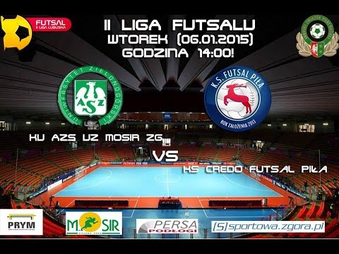 2LF: MOSiR AZS UZ Zielona Góra - KS Credo Futsal Piła