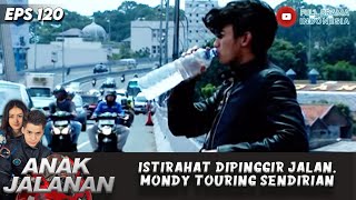 Download lagu ISTIRAHAT DIPINGGIR JALAN MONDY TOURING SENDIRIAN ... mp3