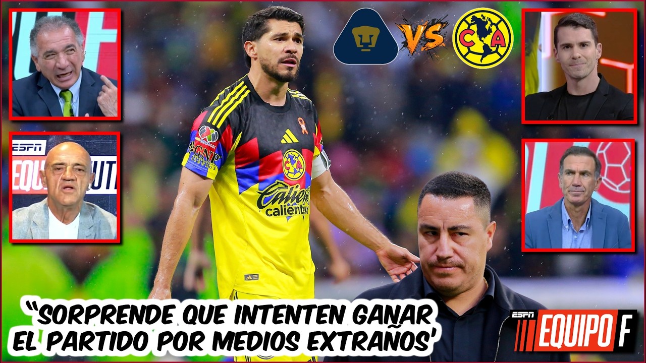 HENRY MARTIN CALIENTA el DERBI CAPITALINO y lanza dardo previo PUMAS y AMÉRICA | Equipo F