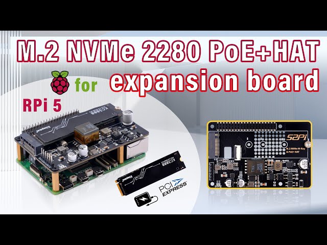 Vídeo relacionado con GeeekPi P33 M.2 NVME M-Key PoE+ Hat para Raspberry Pi 5, con enfriador activo oficial Pi 5 y carcasa de aluminio, compatible con SSD M.2 NVMe 2230 2242 2260 2280