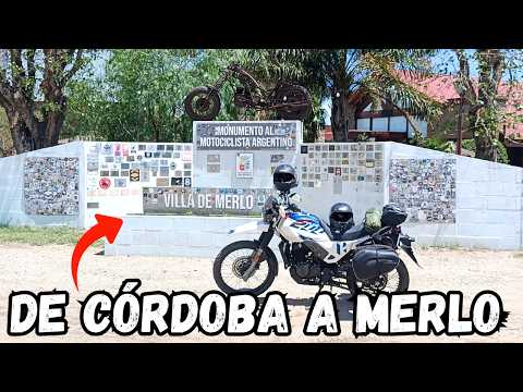 Nuestro primer viaje en moto fuera de Córdoba | Cruzando Altas Cumbres hasta Merlo