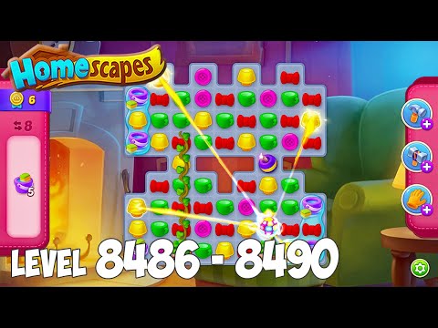 Homescapes level 8486 8487 8488 8489 8490 🏡 Gameplay Walkthrough (Android, iOS) Playrix