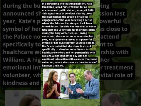 Kate Middleton’s Emotional Return! 👑 First 2026 Appearance with Prince William #Shorts