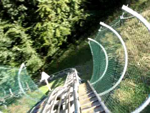 rügen 019 Fahrt mit der Inselrodelbahn Bergen auf Rügen