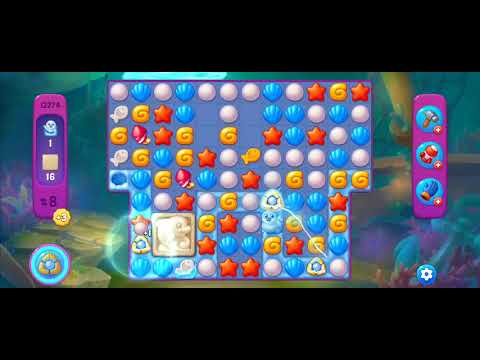 Fishdom Super Hard Level 12274 (with Double Lightning Booster) @choraelmin