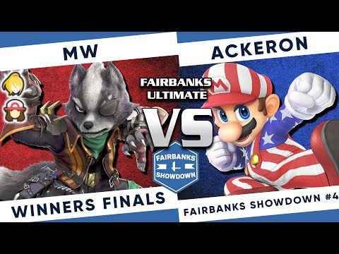 Fairbanks Showdown #4: MW (Wolf, ZSS, PT) vs Ackeron (Mario) - SSBU Winners Finals