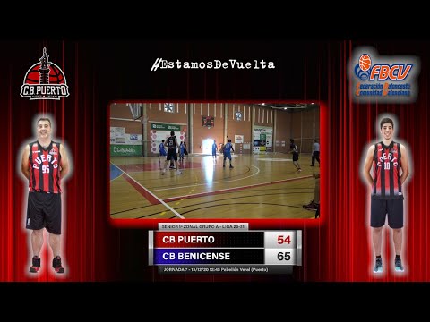 Videoresumen Senior C Cb Puerto Sagunto - Cb Benicense (LIGA 20-21)
