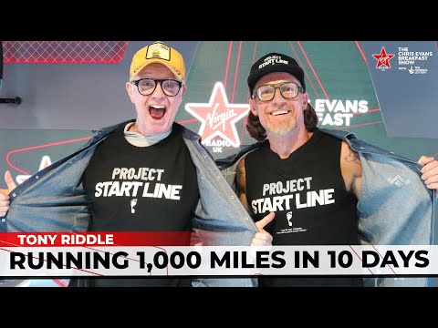 Tony Riddle's Project Start Line: Running 1,000 miles in 10 days