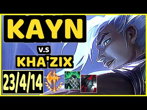 HARU (KAYN) vs KHA'ZIX - 23/4/14 KDA JUNGLE CHALLENGER GAMEPLAY - KR