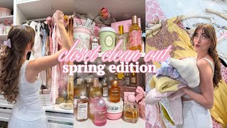 creating my fairytale life episode 1: Coquette Closet Clean Out 🌸 Wardrobe Reset & Closet Tour 🎀