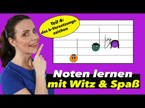 Spielend Noten lernen - Für Kinder | Das B - VERSETZUNGSZEICHEN | Musikunterricht & Notenschnutzies