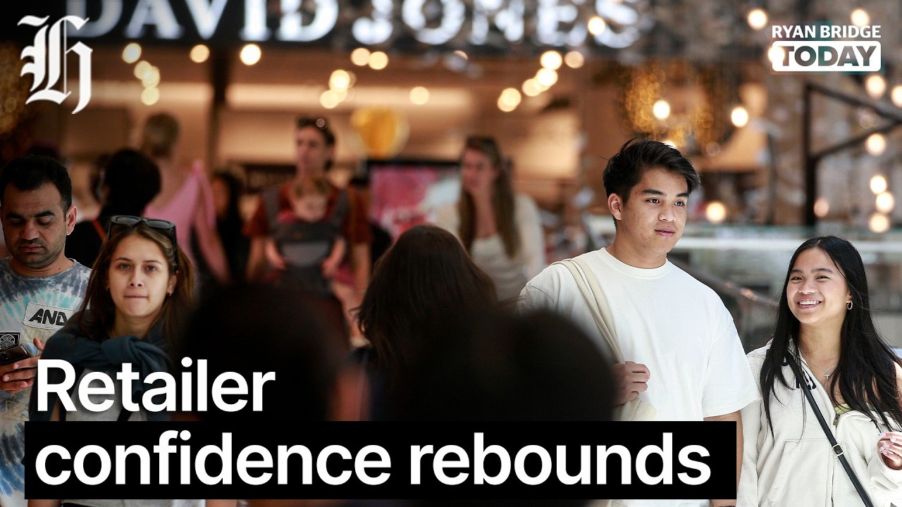 Retailer confidence rebounds after a shaky start to the year | Ryan Bridge TODAY