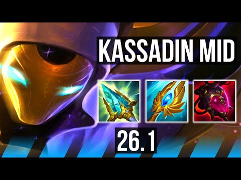 KASSADIN vs GALIO (MID) | 48K damage, Good KDA: 17/2/9 | EUNE Grandmaster | 26.1