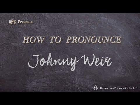 How to Pronounce Johnny Weir (Real Life Examples!)