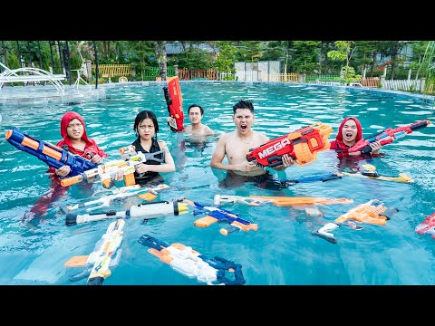 SEAL X Nerf War : Special Mission SWAT Nerf Guns Fight Dr Ken Crazy Rescue Female Special Agent