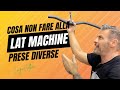 Parte 2 LAT MACHINE Prese Diverse Sulla Barra
