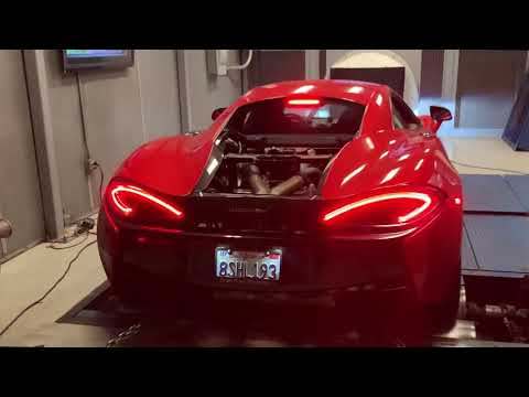 McLaren 570S 837 whp Dyno Run with Voodoo Design Stage 3 Power Package M-Engineering Tune