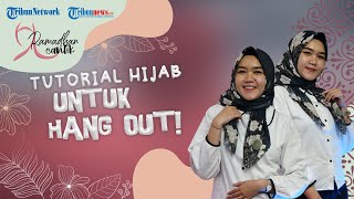 Simple! Tutorial Hijab Segi Empat buat Hang Out Bareng Temen-temen, Dijamin Ga Makan Waktu