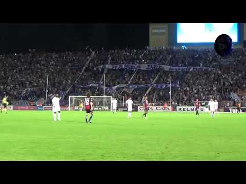 "Hinchada vs. San Lorenzo" Barra: La Banda del Expreso &bull; Club: Godoy Cruz