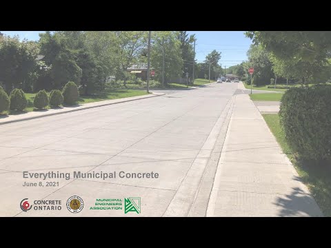 Everything Municipal Concrete Webinar