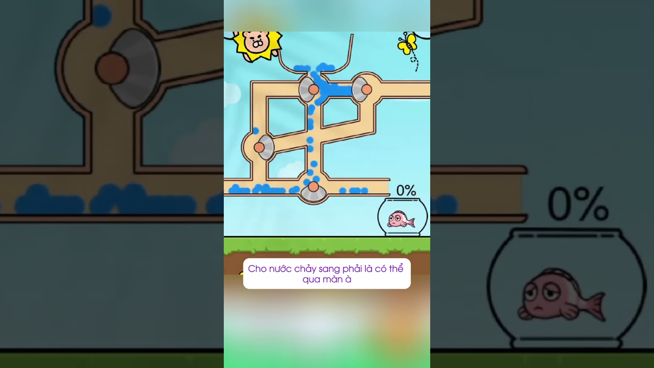 Giúp dẫn nước cứu sống chú cá