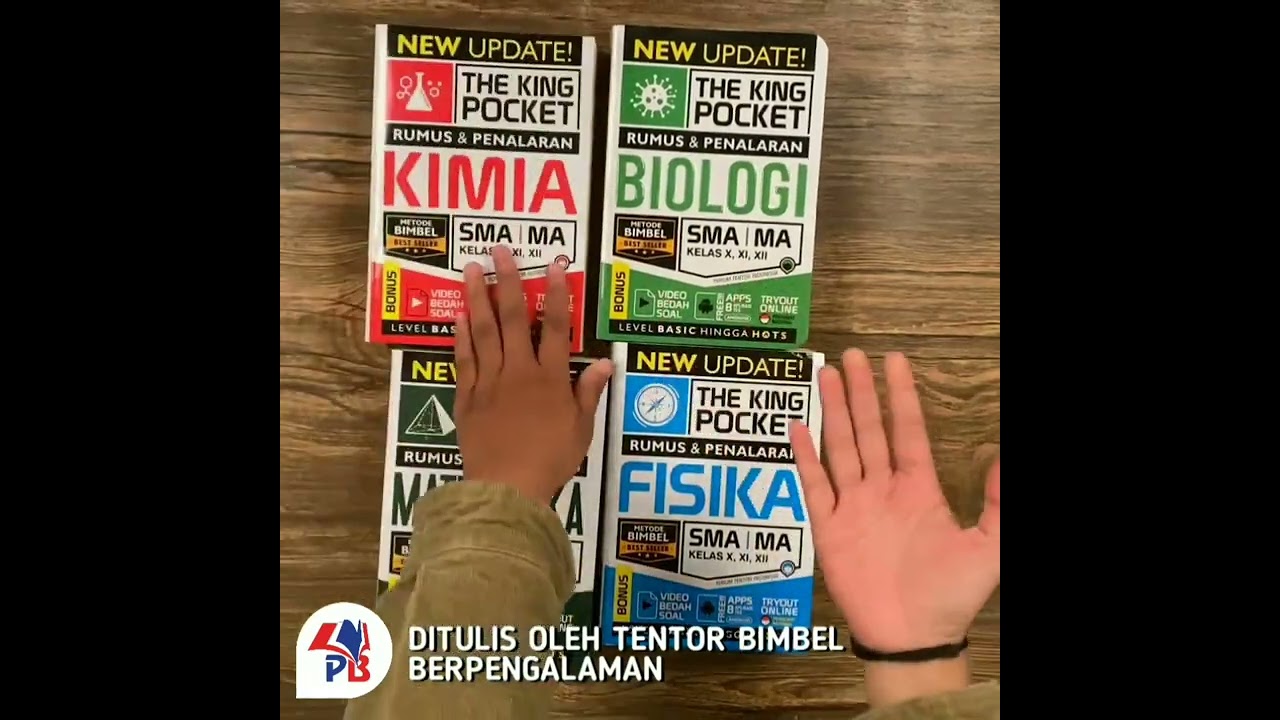 Buku Kimia Matematika Fisika Biologi : The King Pocket Rumus dan Penalaran SMA MA Kelas X XI XII