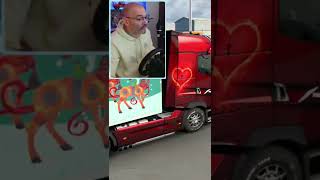 Embrouille au rond point dans un jeu de camion 🚚😂🤣 #Shorts