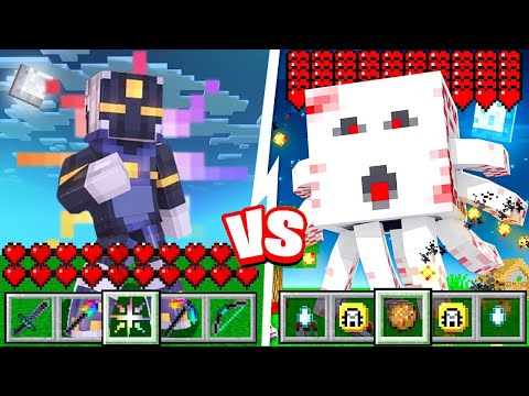 Overpowered Weapon vs Custom Bosses In Minecraft