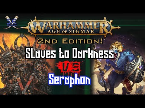 *NEW EDITION* Warhammer Age of Sigmar Battle Report - Seraphon Vs Slaves to Darkness! 1500Pts!