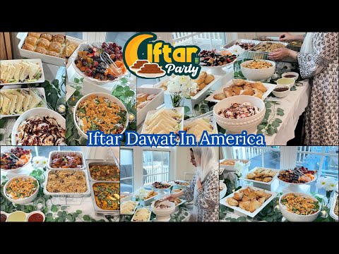 Dawat E Iftar In America 🌙Complete IFTAR Menue 🌿 RAMADAN Table Setup Idea 🌿