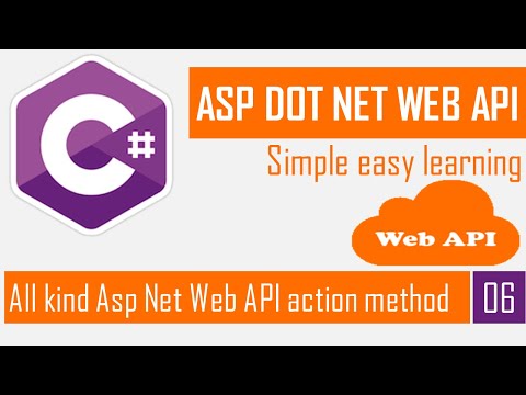 All kind Asp Net Web API action method | Rest API Bangla Tutorial