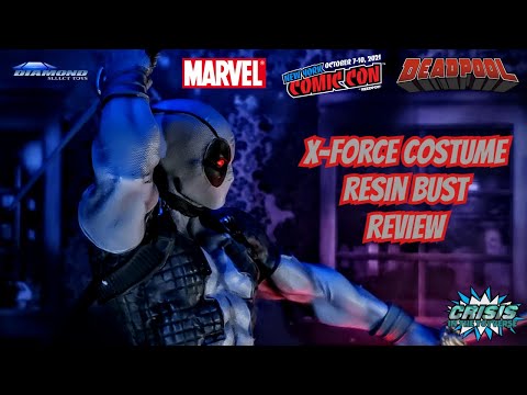 Diamond Select NYCC 2021 Exclusive X-Force Deadpool Mini Bust Review