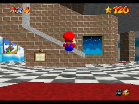 Super Mario 64~Inside Castle Freerun (TAS)