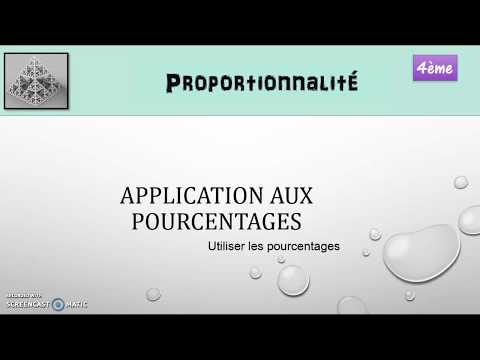 4ème-Proportionnalité-3.Utiliser les pourcentages