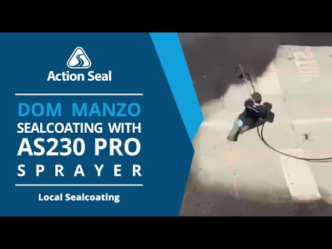 Dom Manzo Sealcoating with the AS230 PRO Sprayer
