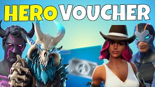 SPENDING MY HERO VOUCHERS! Collection Book Hero Recruitment Vouchers | Fortnite Save The World