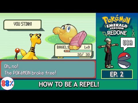 HOW TO BE A REPEL! - Pokemon Emerald Redone Nuzlocke - Episode 2