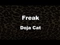 Karaoke Freak Doja Cat No Guide Melody Instrumental