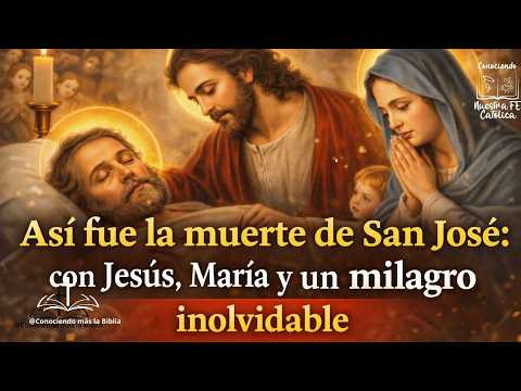 Así fue la muerte de San José  con Jesús, María y un milagro inolvidable