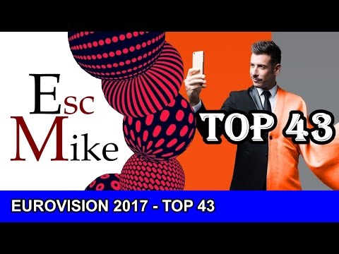 Eurovision 2017 - My Top 43 [With Ratings & Comments]