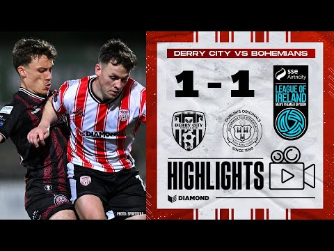 Derry City 1-1 Bohemians - LOI Highlights - 11/10/2024