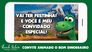 Vídeo de Convite Animado O Bom Dinossauro
