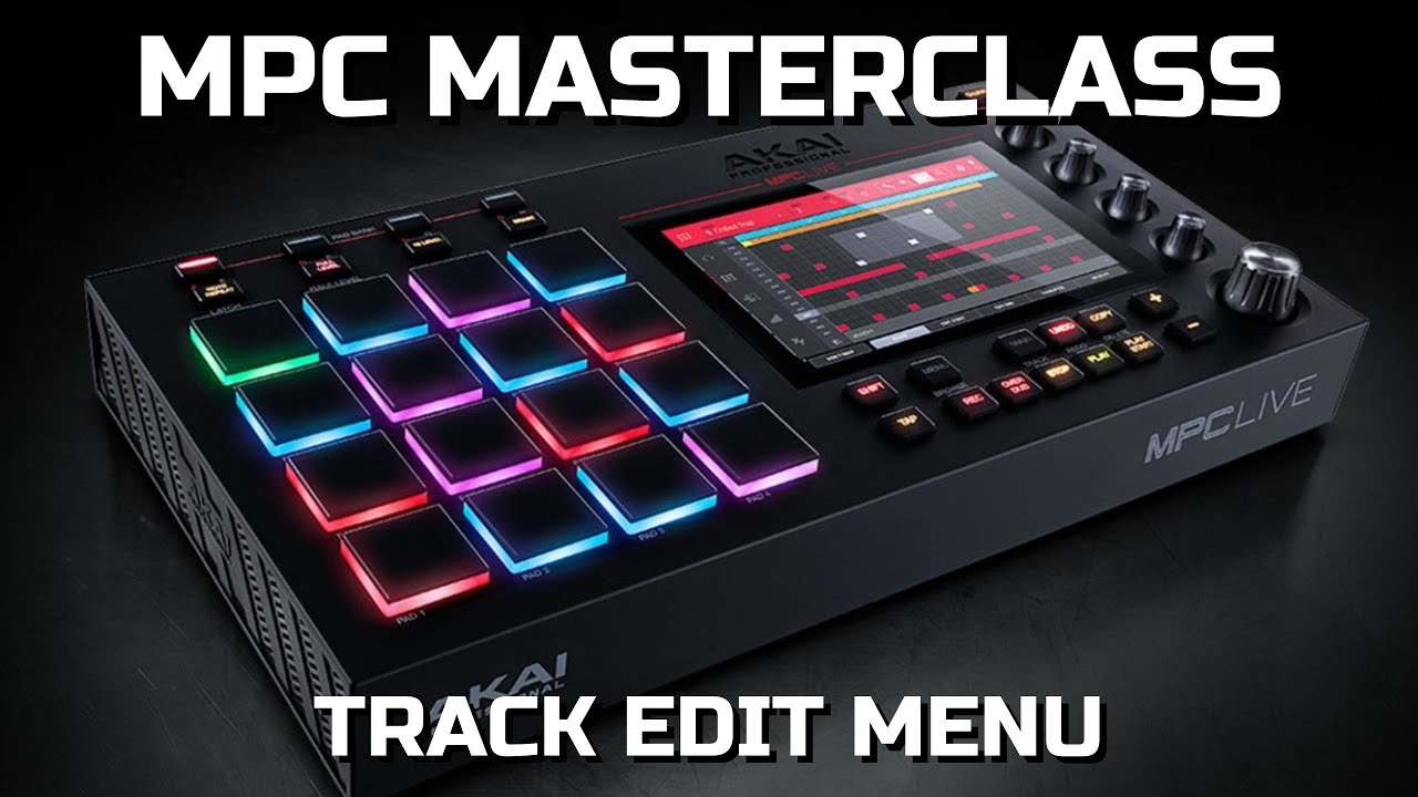 MPC Masterclass EP3 Track Edit Menu